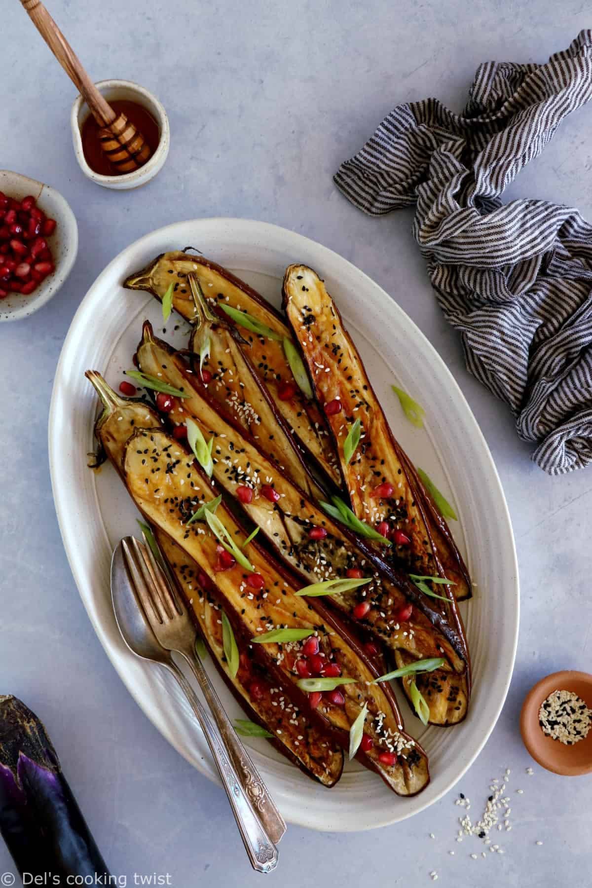 Aubergine au miso